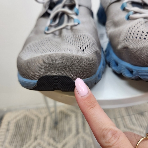 On Running Cloud X Mens Running Shoes Blue Gray Size 12.5. - Picture 4 of 9